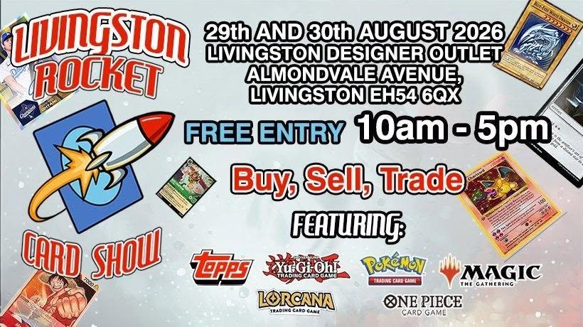 Rocket Card Show - Livingston Designer Outlet (Free Entry)