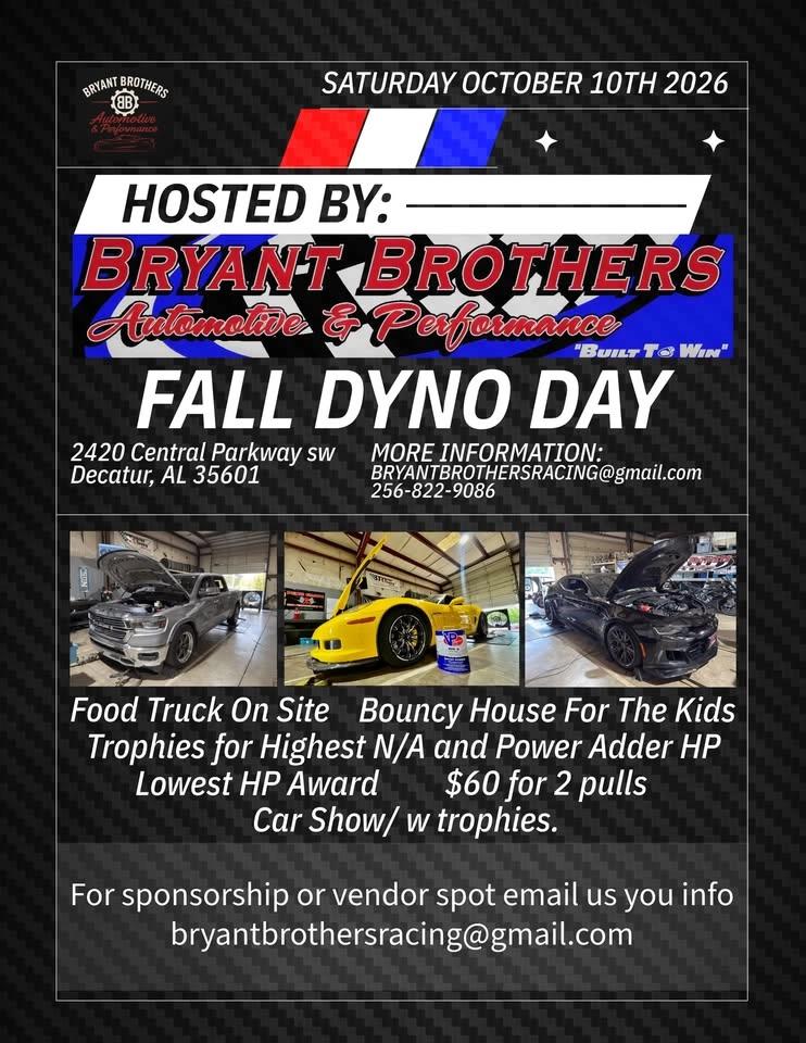 Fall Dyno Day 2026