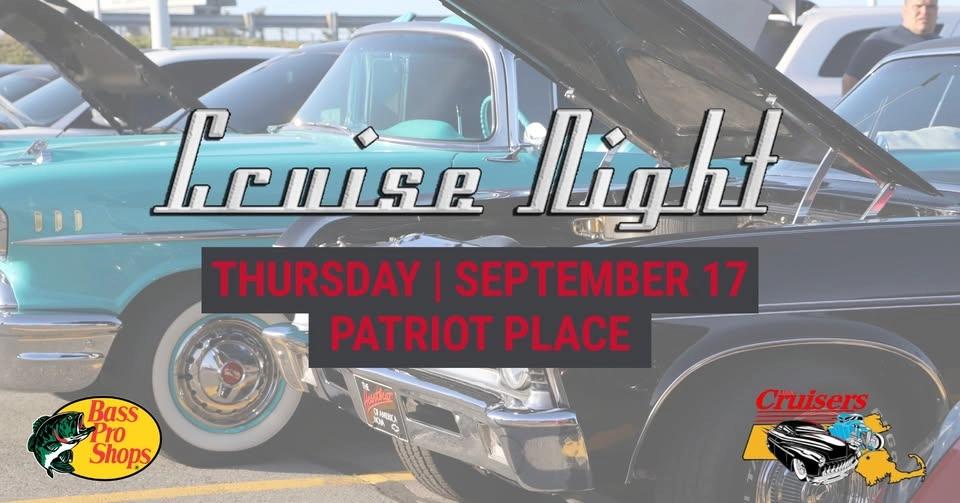Cruise Night at Patriot Place