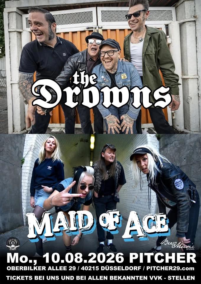 THE DROWNS & MAID OF ACE - Doppel-Headline-Show - Düsseldorf