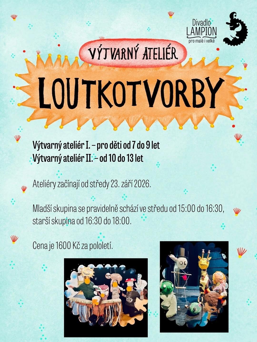 Výtvarný ateliér Loutkotvorby I. – pro děti od 7 do 9 let