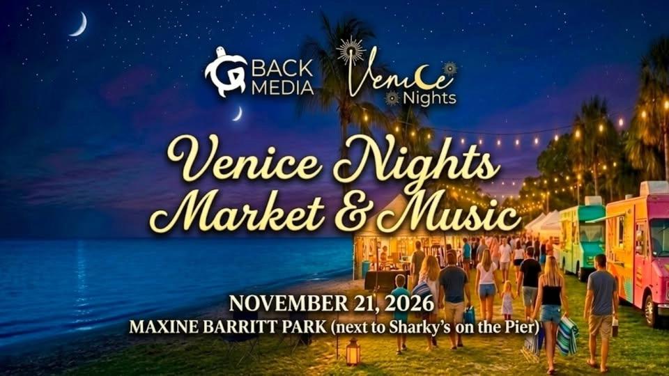 Venice Nights Market & Music – November 21 at Maxine Barritt Park