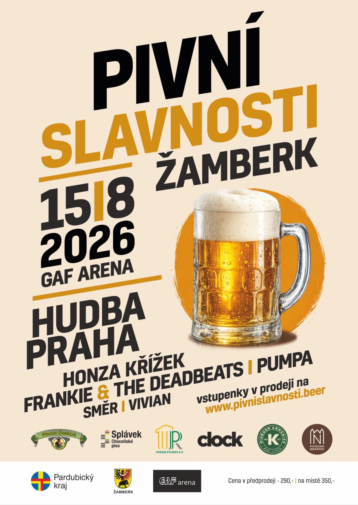 Pivní slavnosti Žamberk 2026
