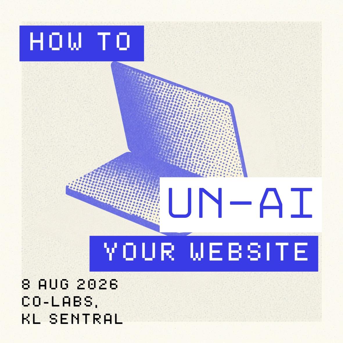 How to Un-AI your website