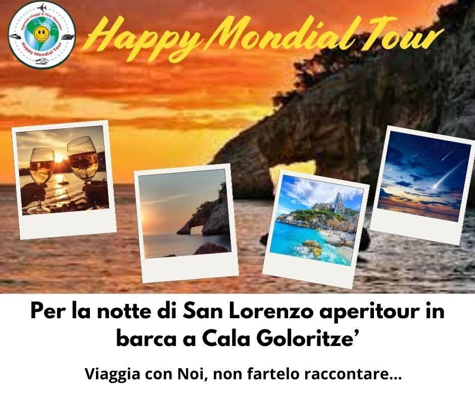 Notte di San Lorenzo: Aperitour in barca a Cala Goloritze' lunedì 10 Agosto a € 70,00