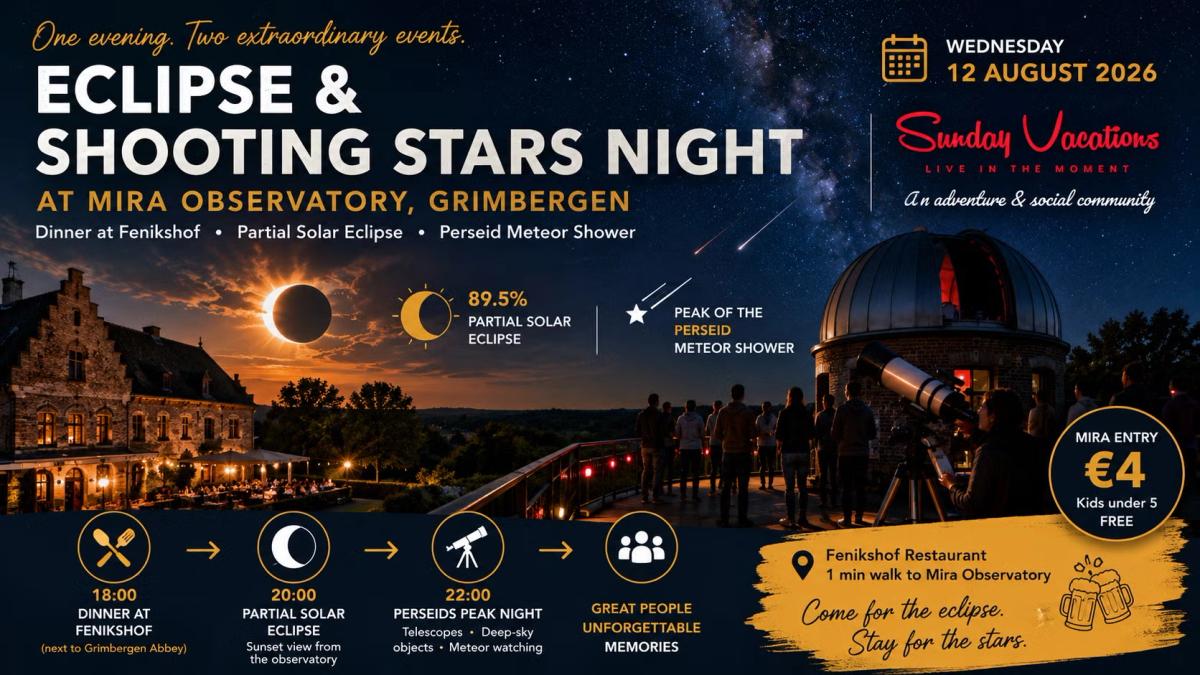 🌍 Eclipse & Shooting Stars Night at Mira Observatory