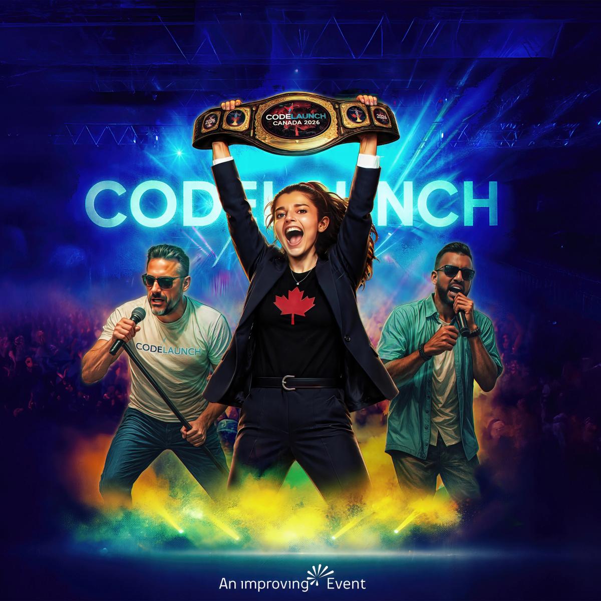 CodeLaunch CANADA 2026: Live Venturetainment Experience. Canada's Top Startup Battle, Concert, and more.