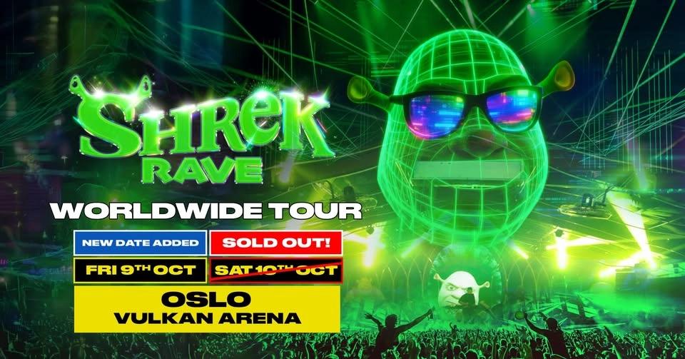 Shrek Rave Is Coming To Oslo!