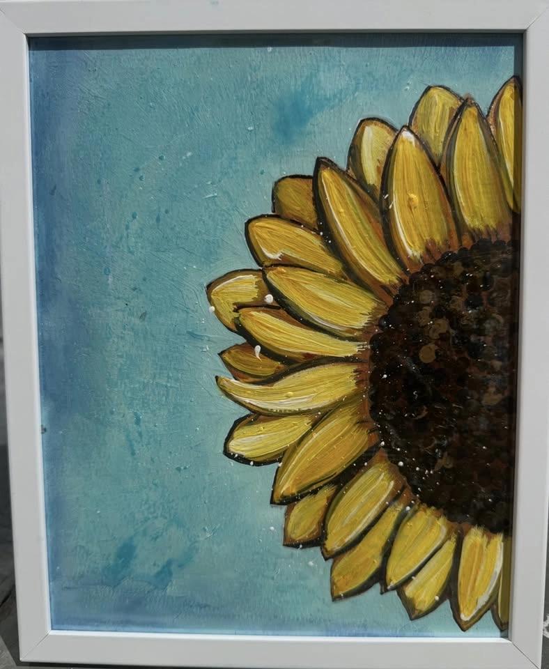Acrylic Sunflower Workshop