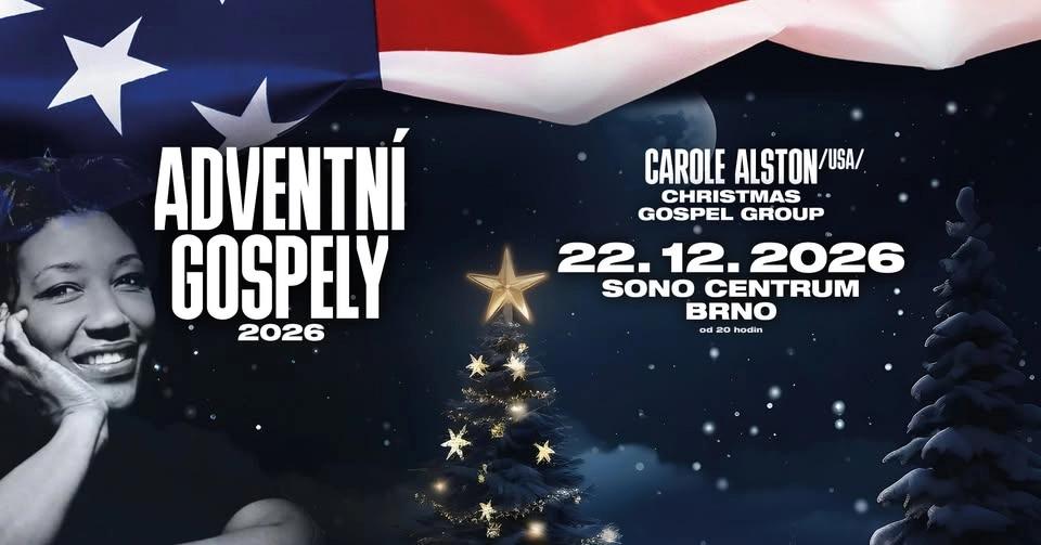 Adventní gospely 2026 - Carole Alston & Christmas Gospel (USA) - Brno