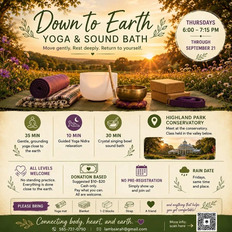 Weekly Down-to-Earth Yoga Sound Bath