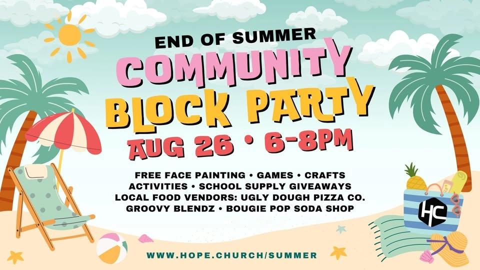 End of Summer Community Block Party