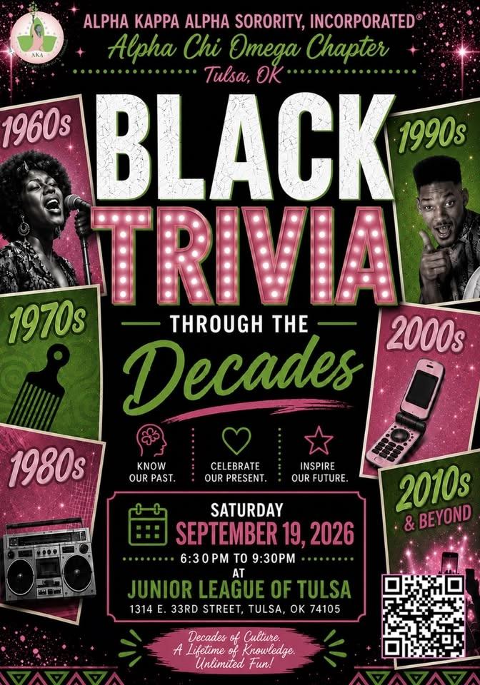 Black Trivia Fundraiser - Through The Decades