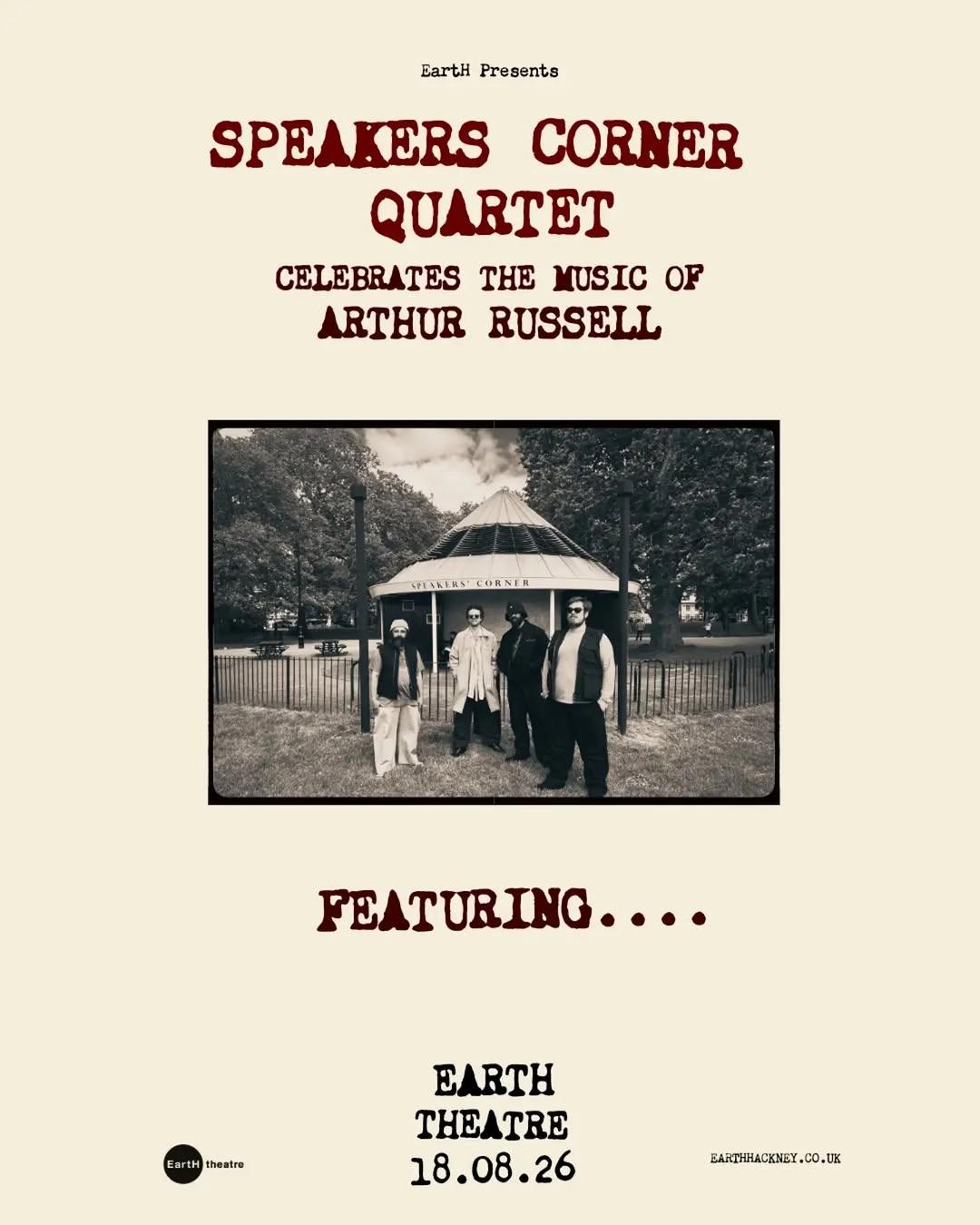 Speakers Corner Quartet Celebrates the Music of Arthur Russell