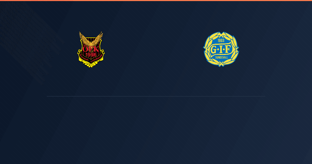 Östersund vs Sundsvall