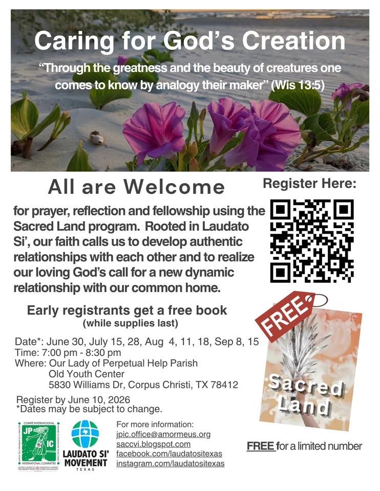Caring for God's Creation in Corpus Christi (Sacred Land)