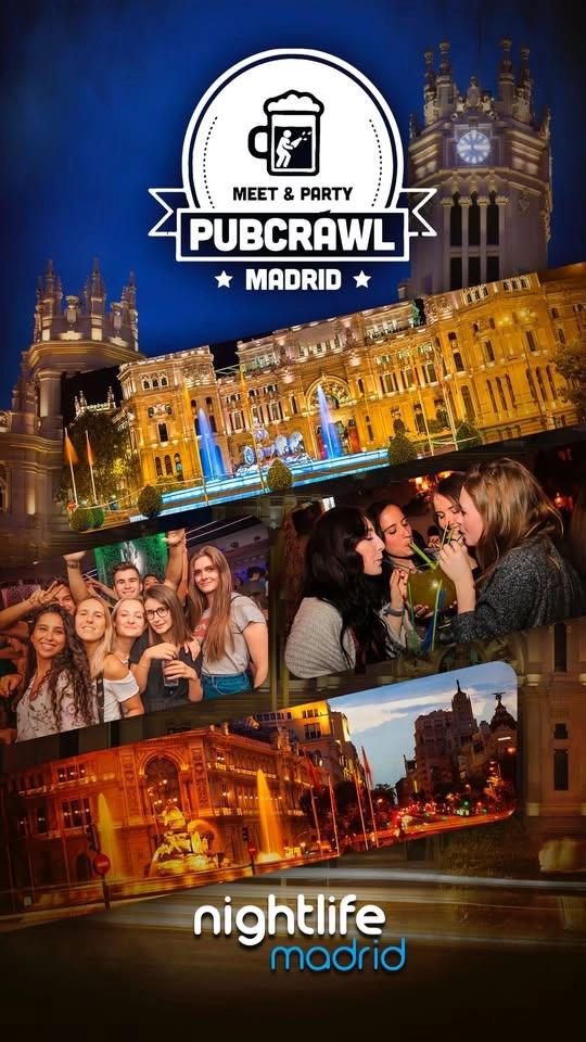 Meet & Party: Saturday Night Pubcrawl โ The Ultimate Party Experience in Madrid!