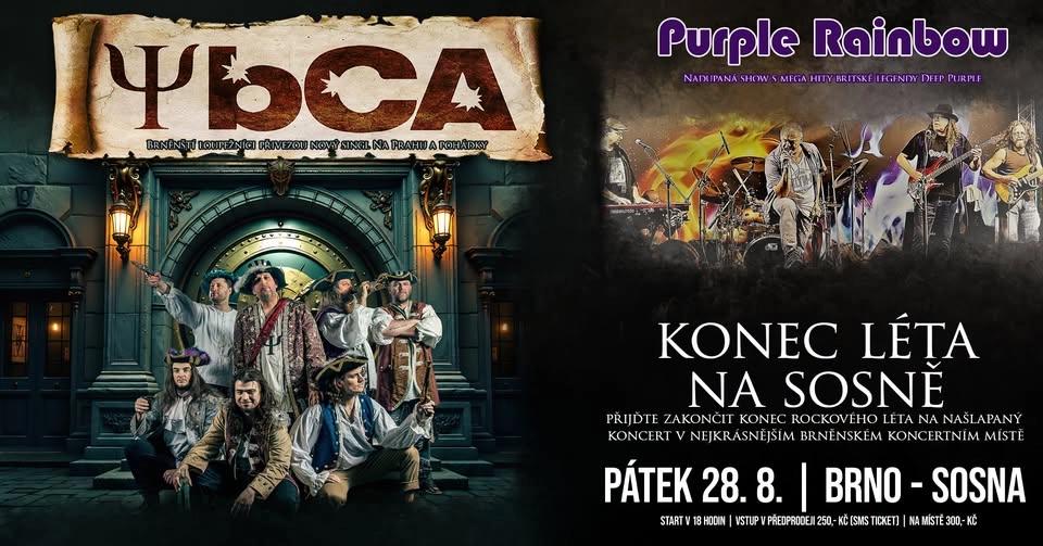 28.8. Brno - Konec léta na Sosně - Ybca, Purple Rainbow