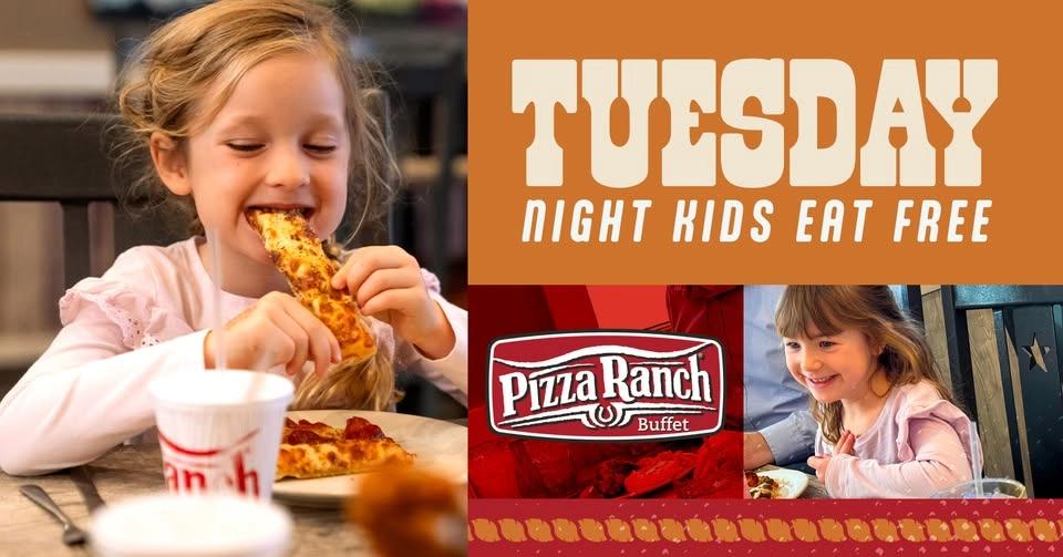 Kids Eat FREE Every Tuesday Night