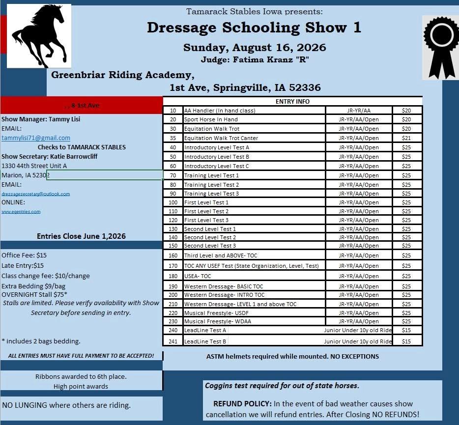 Aug 16 @ Greenbriar