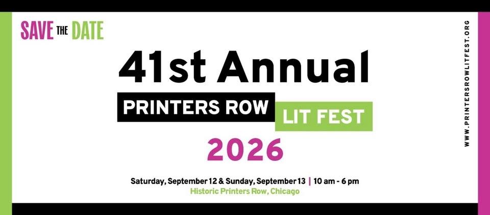 2026 Printers Row Lit Fest (FREE)