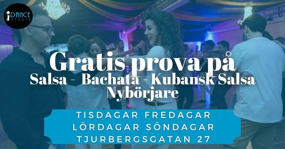Gratis Prova på Salsa, Bachata & Kubansk Salsa För Nybörjare