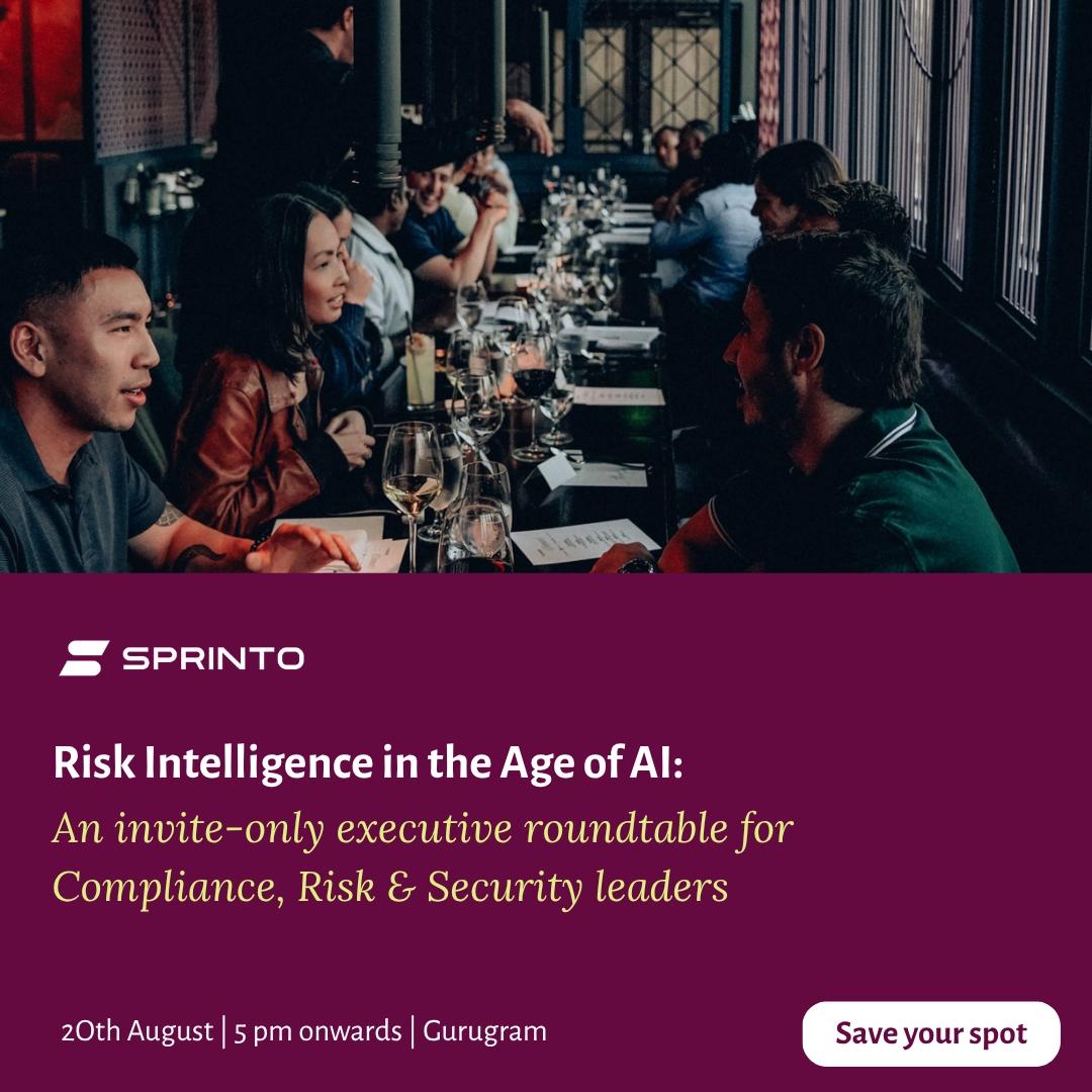 Risk Intelligence in the Age of AI: A Private Executive Roundtable for Compliance, Risk & Security leaders
