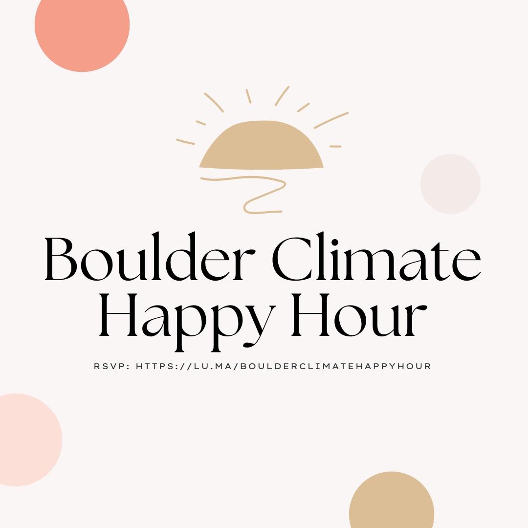 November Climate Happy Hour