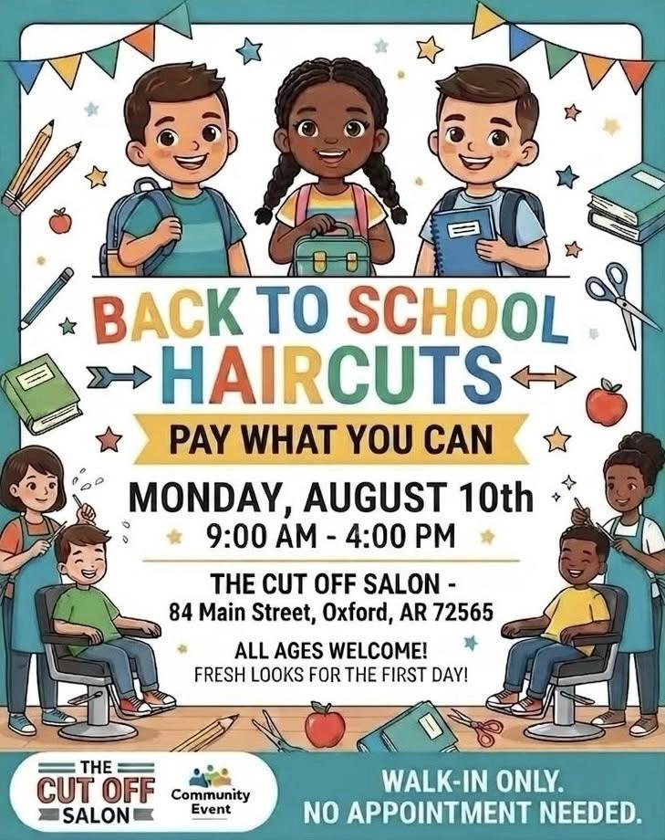 Back to school Haircut event