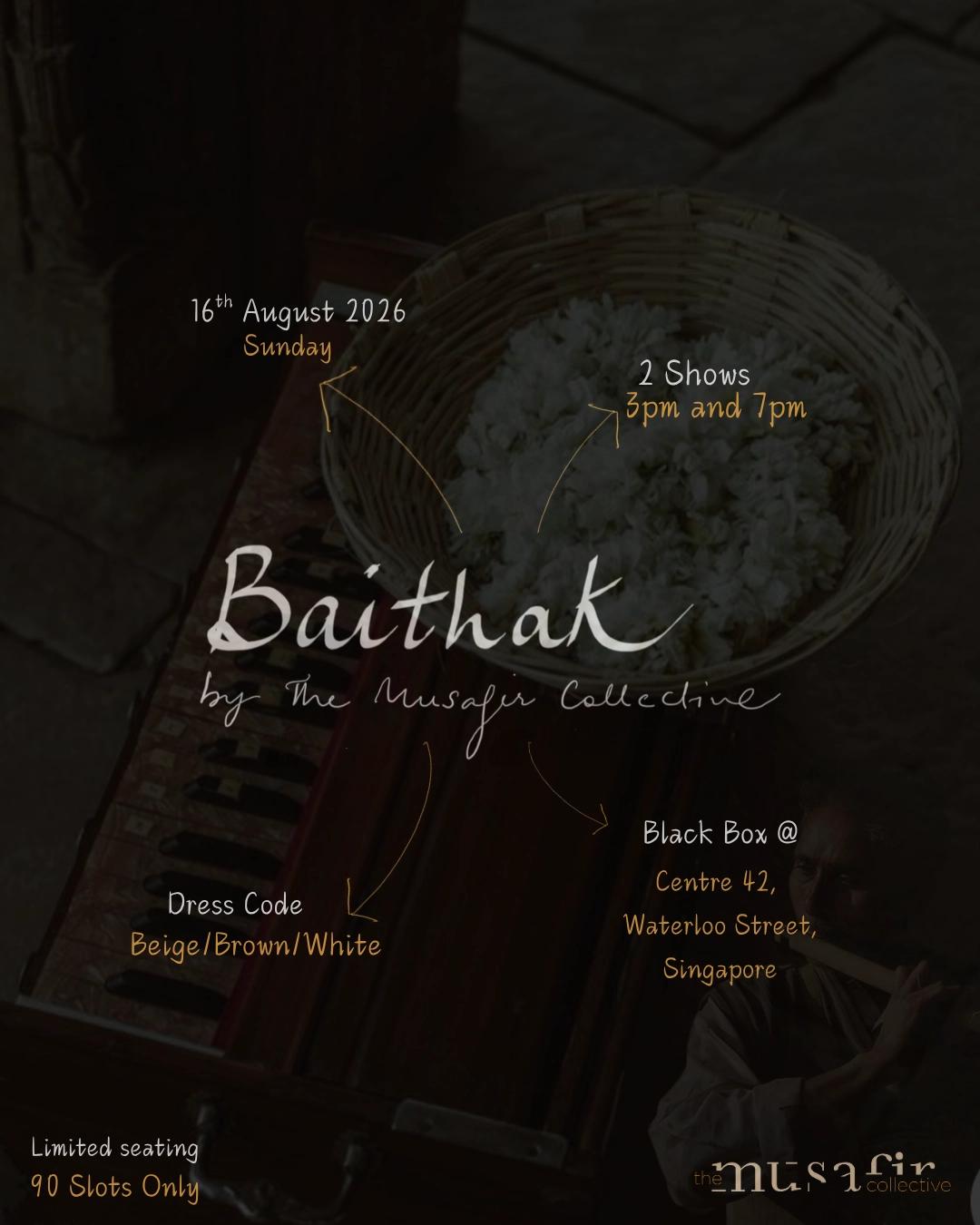 Baithak by The Musafir Collective | 16 Aug, 7pm