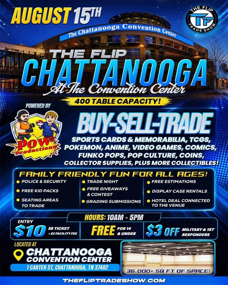 The Flip Chattanooga Convention Center 400 Table Capacity