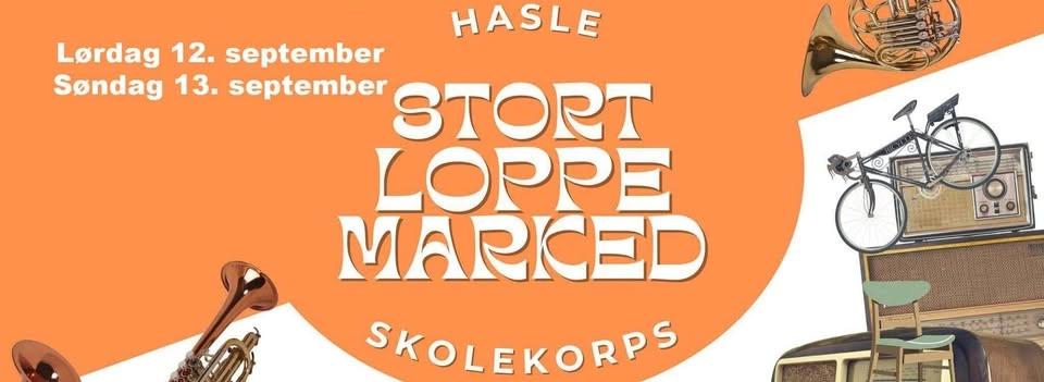 Loppemarked på Hasle skole 12. september kl. 10-16