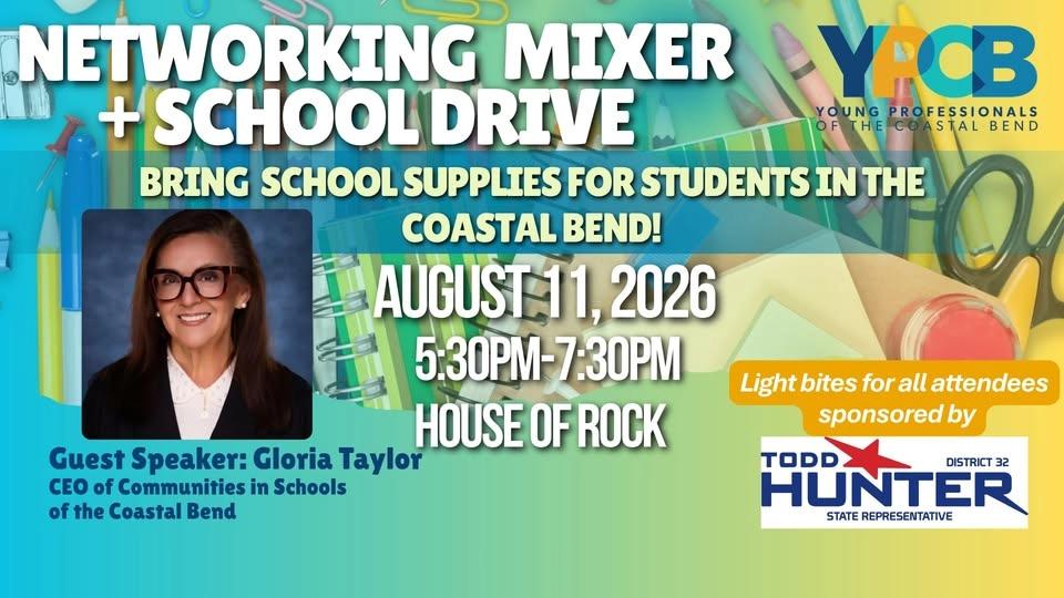 August YPCB Open Networking Mixer & School Drive