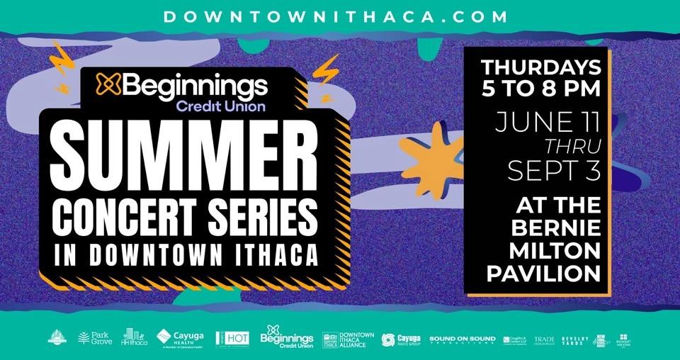 Beginnings Summer Concert Series in Downtown Ithaca