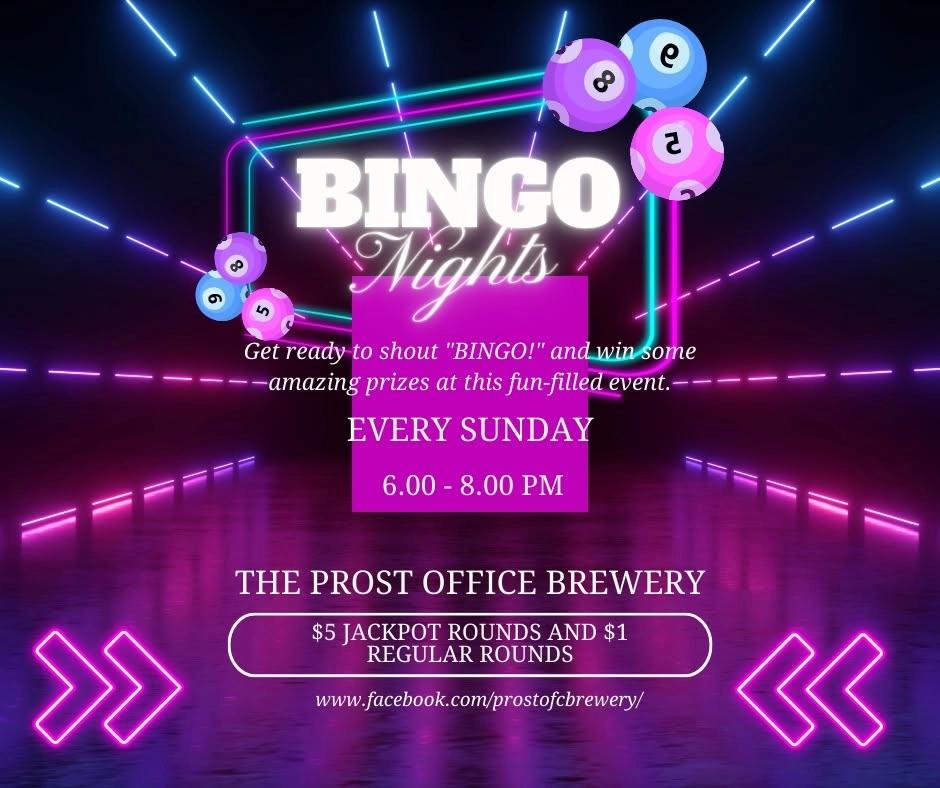 Bingo at The Prost Office Brewery