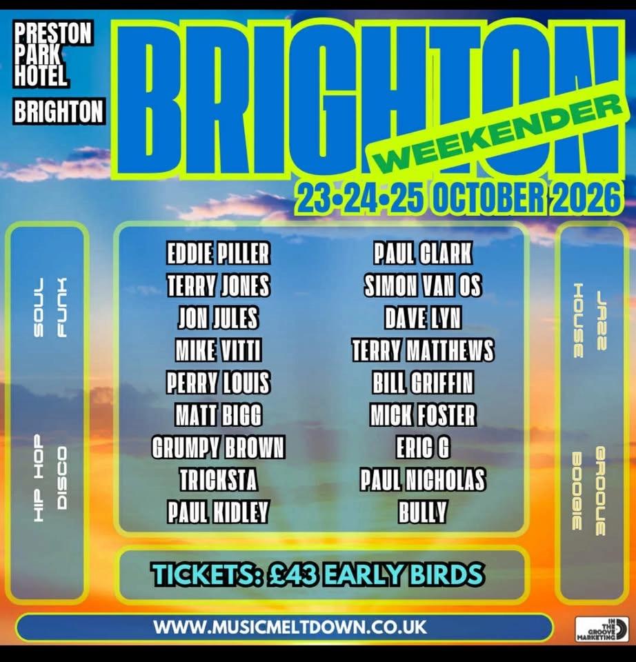 Brighton Weekender 2026