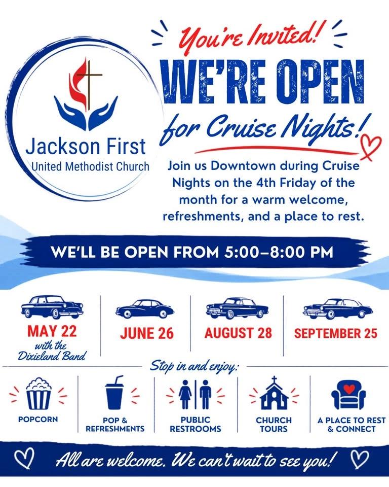 JFUMC at Downtown Jackson Cruise Nights!