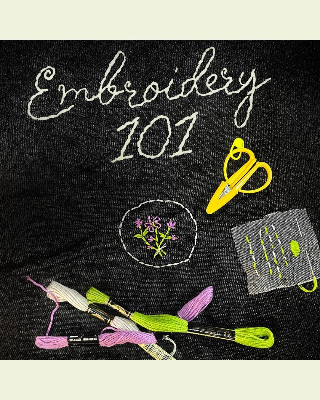Embroidery 101