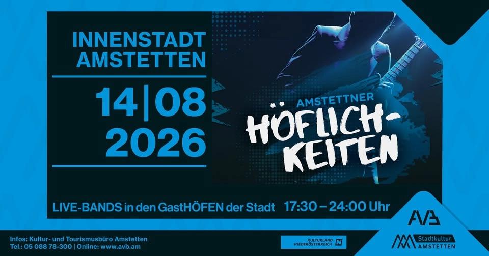 Amstettner Höflichkeiten 2026