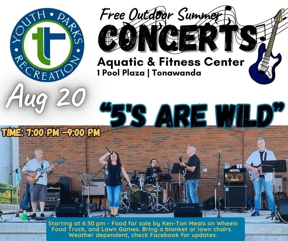 Outdoor Summer Concerts - 5's Are Wild