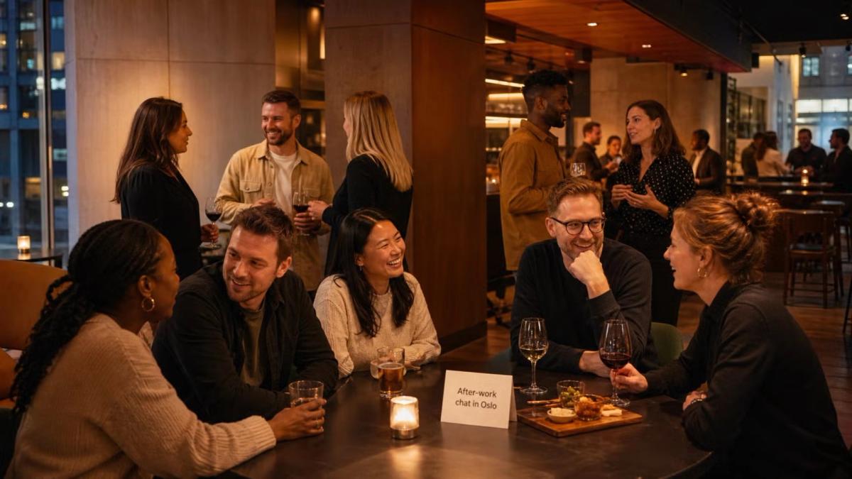 After-work mingle — meet people in Oslo
