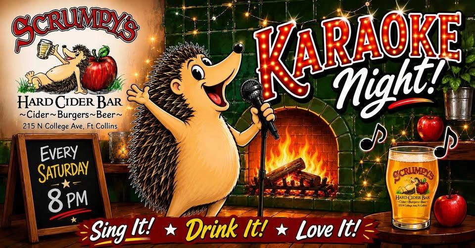 Saturday Night Karaoke. Grab the Mic. Sip the Cider
