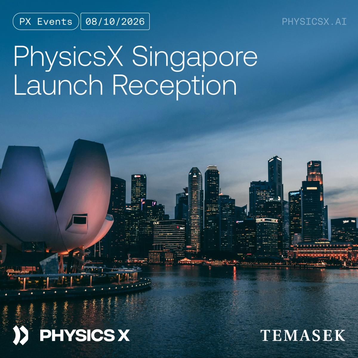 PhysicsX Singapore Launch Reception