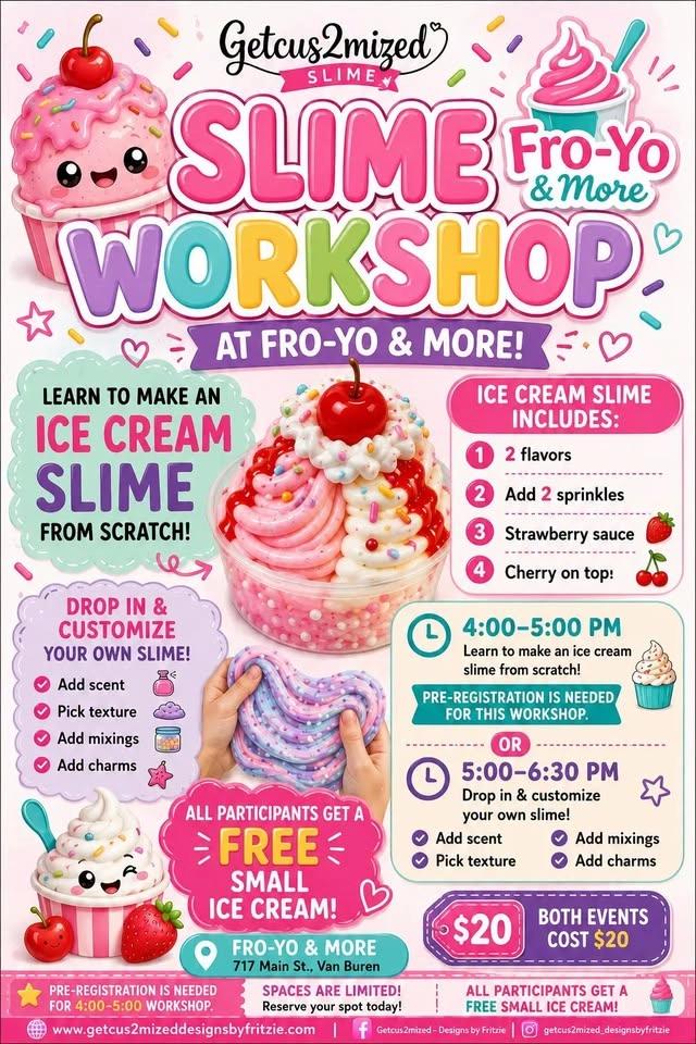 SLIME DAY at Fro‑Yo & More