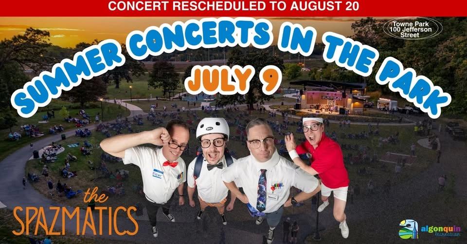 The Spazmatics | Summer Concerts in the Park – Algonquin