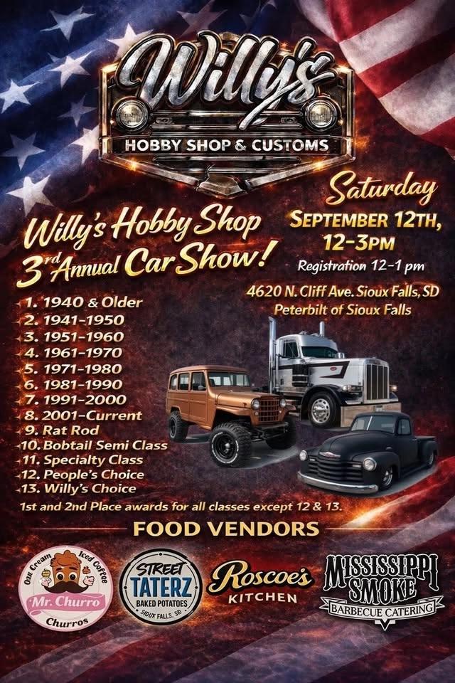 Willy’s 3rd Annual Car Show