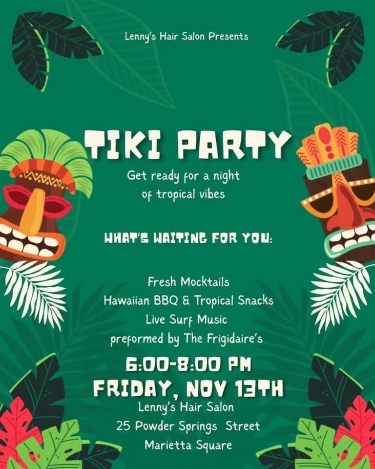 Tiki Torch Holiday Kick Off