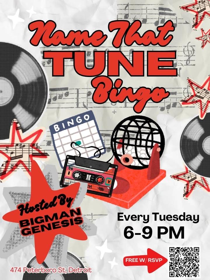 Name That Tune Bingo Hosted By BigMan Genesis