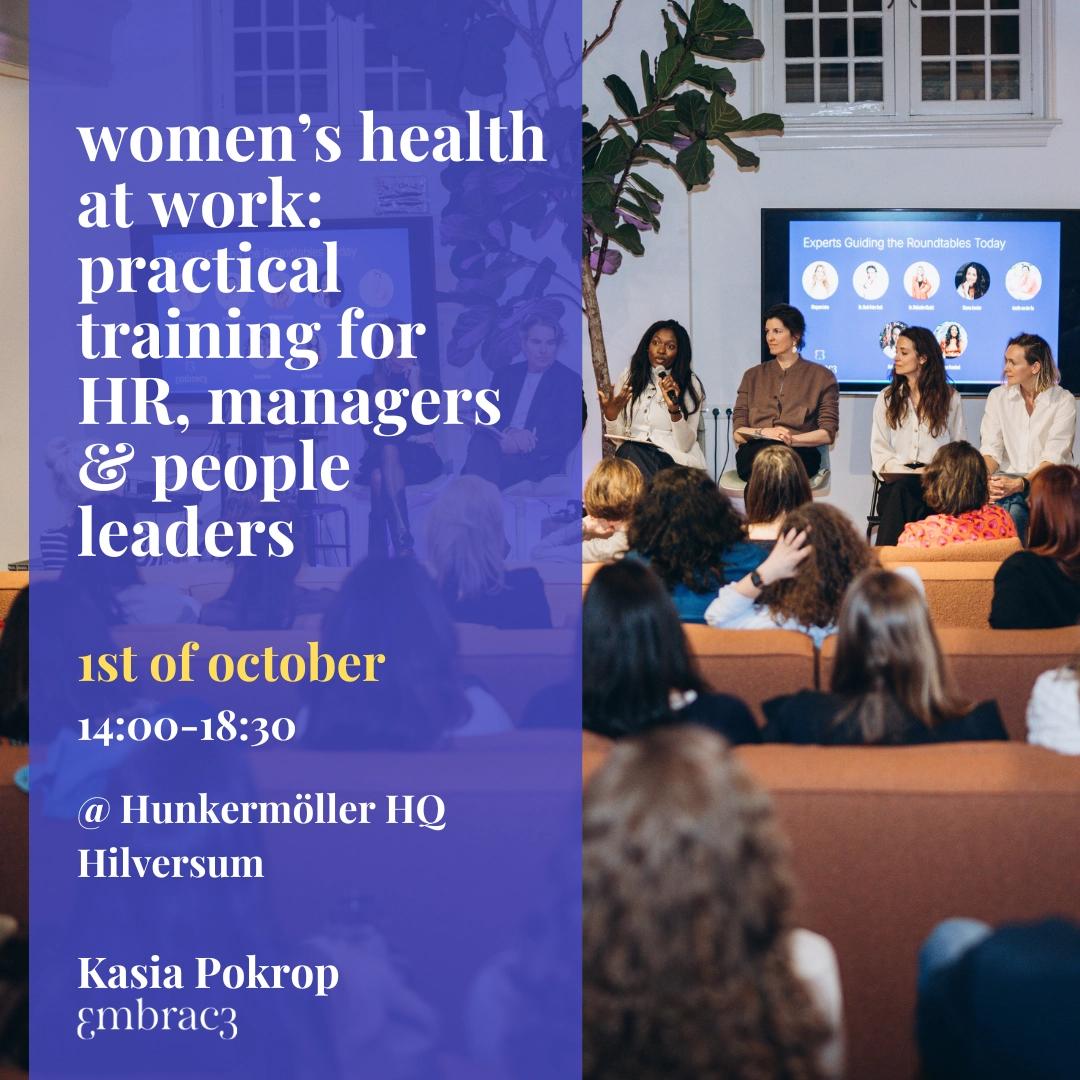 Women’s Health at Work: Practical Training for HR, Managers & People Leaders