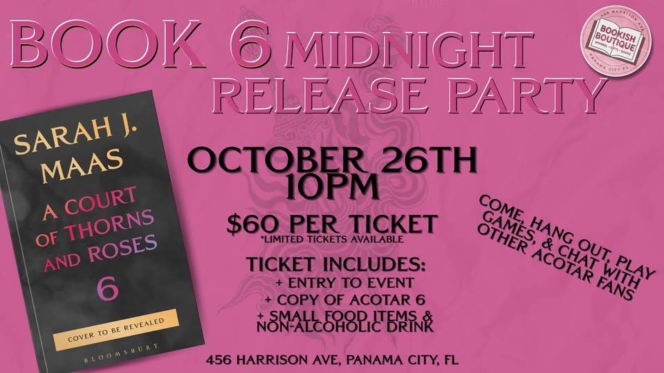 ACOTAR 6 Midnight Release Party @ Bookish!